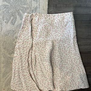 Floral Wrap Skirt